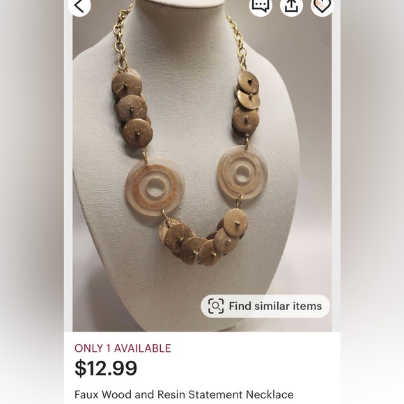 SOLD Shell & Wood Jewelry Lot - Picture 16 of 16